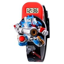 SKMEI 1750 Cartoon 3D Robot Electronic LED Watch, Time, Date in PVC for Kids - £22.38 GBP