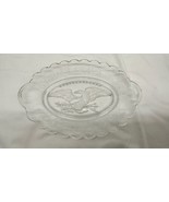 Vintage Collectors Plate Avon Clear Glass Bicentennial Eagle USA Americana - $8.38
