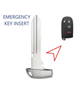 Y172  Chrysler Dodge Jeep Smart Key Emergency Key w/ Key Ring Slot - $9.99