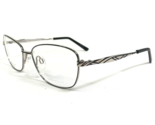 Charmant Eyeglasses Frames CH12158 BK Black Silver Cat Eye Full Rim 53-1... - $46.53