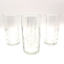 Arizona Parallels by Christal DArques Durand Highball Clear Cut Glass Set of 4 - $23.74