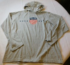 United States Olympic Committee Men&#39;s Long Sleeve Hoodie T Shirt M mediu... - £30.53 GBP