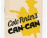 Cole Porter&#39;s CAN CAN Program Coliseum London England 1950&#39;s - £12.70 GBP