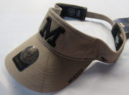 NCAA 47&#39; Brand Missouri Tigers (Mizzou) Embroidered Raised Logo Visor Tan - £20.08 GBP