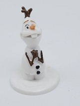 Walt Disney Frozen Olaf Snowman 2&quot; Inch Figure Figurine Cake Topper - £7.64 GBP