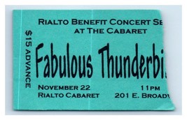 El Fabuloso Thunderbirds Concierto Ticket Stub Noviembre 22 Tucson Arizona - £30.64 GBP