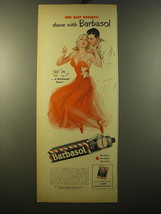 1950 Barbasol Shaving Cream Ad - For best results: shave with Barbasol - £14.54 GBP
