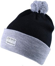Dope Couture Bougie Crew Woven &quot;F a 9 to 5 Job&quot; Label Pom Beanie - £11.71 GBP