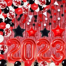 Katchon, Red Graduation Party Decorations 2023 Set - Giant Pack Of 132, Graduati - $57.99