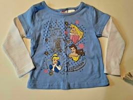 Disney Princesses Toddler Girls Long Sleeve T-Shirts Sizes 3T NWT  - £9.57 GBP