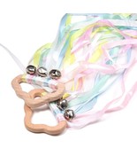 Rainbow Hand Ribbon Kite Baby Sensory Toys Waldorf Hand Kite Montessori ... - £15.81 GBP