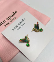 Kate Spade New York dazzling daisy hummingbird studs Earrings w/ KS dust Bag New - £30.30 GBP