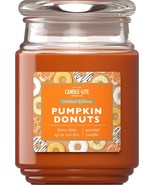 Candle-Lite 18oz Limited Edition Pumpkin Donuts Scented Candle Jar, up t... - €21,09 EUR