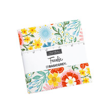 Moda FRANKIE Charm Pack 30670PP 42 5&quot; Quilt Fabric Squares - BasicGrey - £7.82 GBP