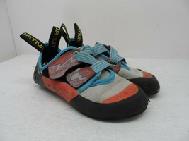 La Sportiva Women&#39;s Strap-On Climbing Shoes Red/White/Blue Size 4.5M - £10.65 GBP