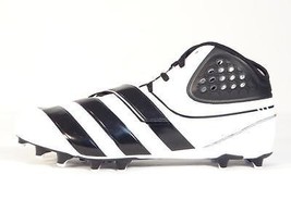 Adidas Malice Fly TD Black &amp; White Football Cleats Molded Cleats Mens NWT - £62.53 GBP