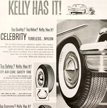 1958 Kelly Springfield Tires Advertisement Automobilia Car Supply DWII30 - $19.99