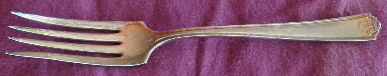 Antique Wm. Rogers Silver Plate Dinner Fork - NICE OLD FORK - COLLECTIBL... - $7.91