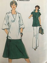 Very Easy Vogue Sewing Pattern 9529 Top, Pants, Skirt Vintage Uncut Sew Project - £13.48 GBP