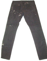 New J Brand $196 Jeans USA Deal 29 Gray Skinny Zip legs Ghost Womens Dark Stretc - £70.95 GBP