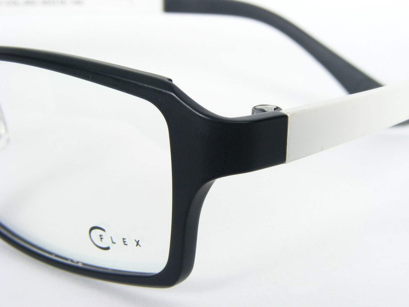 Flex Mod 0025 003 Noir Mat/Blanc Lunettes Monture 55-18-140mm Allemagne Item image 5