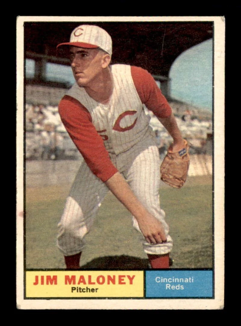 VINTAGE 1961 Topps #436 Jim Maloney SP RC G/VG  - $12.99