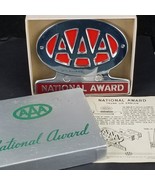NOS AAA National Award License Plate Topper Bumper Trunk Badge Accessory - €86,43 EUR