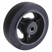 Caster Wheel,Rubber,6 In.,500 Lb. - £22.42 GBP