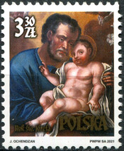 Poland 2021. Year of Saint Joseph (MNH OG) Stamp - £1.65 GBP