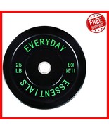 Professional 25 lb Rubber Olympic Bumper Plates - Strength Training Esse... - $110.18 CAD