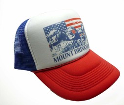 Vintage Mount Drinkmore Hat Trucker Hat Snap Back Hat Mount Rushmore Party Hat - £19.37 GBP