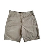 Timberland Mens 36 100% Cotton Bermuda Chino Khaki Beige Brown Shorts Ca... - £10.13 GBP