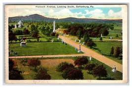 Hancock Avenue Looking South Gettysburg Pennsylvania PA UNP WB Postcard P23 - £2.10 GBP