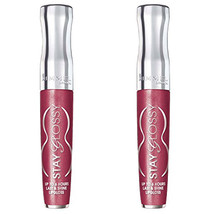 NEW Rimmel Stay Glossy Oh My Gloss! Lip Gloss Captivate Me! 0.18 Ounce (2 Pack) - £13.58 GBP
