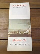 Plymouth Massachusetts Welcome To Historic Plymouth Brochure Pamphlet Bo... - €32,56 EUR