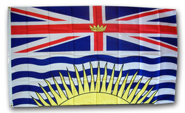 British Columbia - 3&#39;X6&#39; Nylon Flag - £64.26 GBP