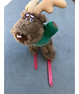 Vintage Emotions 1986 Mattel Stuffed Animal Moose reindeer Plush Ski bum... - £11.64 GBP