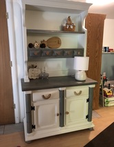 Redone beachy china hutch - $300.00