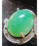 Icy Ice Green 100% Natural Burma Jadeite Jade Ring # Type A Jadeite # - €851,06 EUR