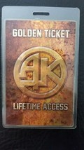 Almost Kings - Original Golden Ticket For Any Show, Ever Laminate Backstage Pass - £71.85 GBP