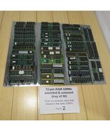 Vintage Memory Lot - 50 pieces of 72-pin RAM SIMMs - Various Brands, Unt... - $2,306.24 MXN