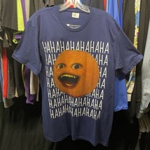 Annoying Orange Adult Large Navy Blue T Shirt Short Sleeve Haha NWOT Bra... - £17.50 GBP