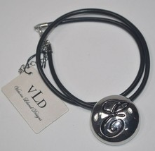 NEW VLD Victoria Leland Designs Necklace with Letter &quot;E&quot; Silver Tone Pendant - £11.07 GBP