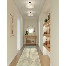 Progress Lighting Inspire 18 Inch 3 Light Semi Flush Mount Inspire - P35... - $80.19