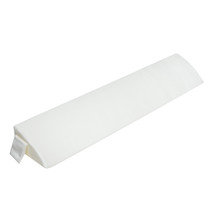 Full Size Bed Wedge Pillow w/Side Pocket &amp; Bed Gap Filler 54&quot; x 10&quot; x 6&quot; White - £51.94 GBP