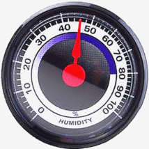 rOund small HYGROMETER Humidity Monitor Measure Percentage Moisture Gaug... - $487.78 MXN