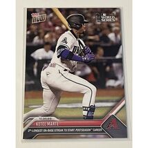 2023 ToppsNOW Ketel Marte On Base Streak World Series Game 3 - MLB D’Bac... - $14.84