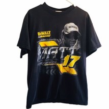 Matt Kenseth Chase Vintage Sz L Black T-Shirt #17 Dewalt Racing Double Sided - £33.46 GBP