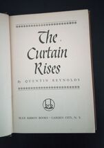 The Curtain Arises Quentin Reynolds 1944 - $12.00