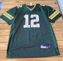 NFL Men’s Green Bay Packers Rodgers 12 Jersey size XL Green Dd - £20.33 GBP